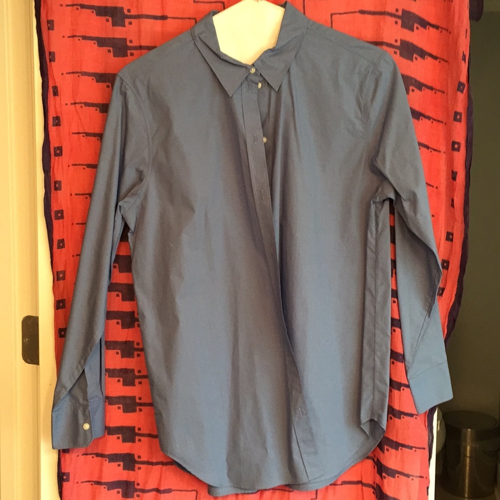 Everlane Blue Button-Down Shirt